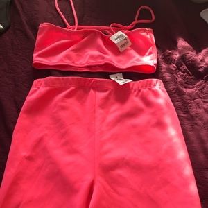 HOT PINK biker set - NEW